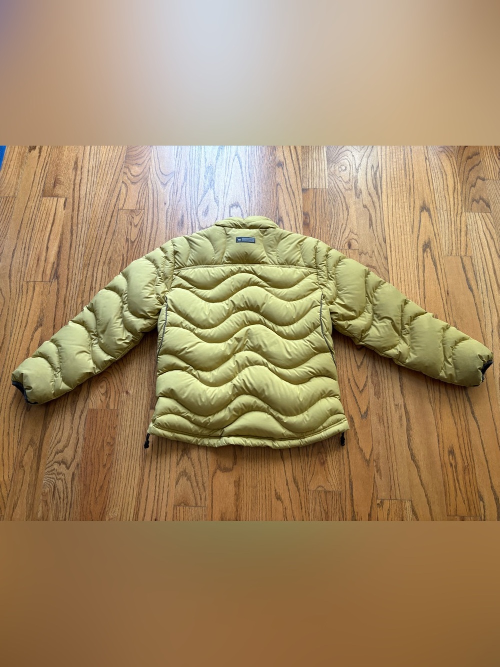REI Woman Olive Green PufferJacket Sz S, preowned - Picture 3 of 6